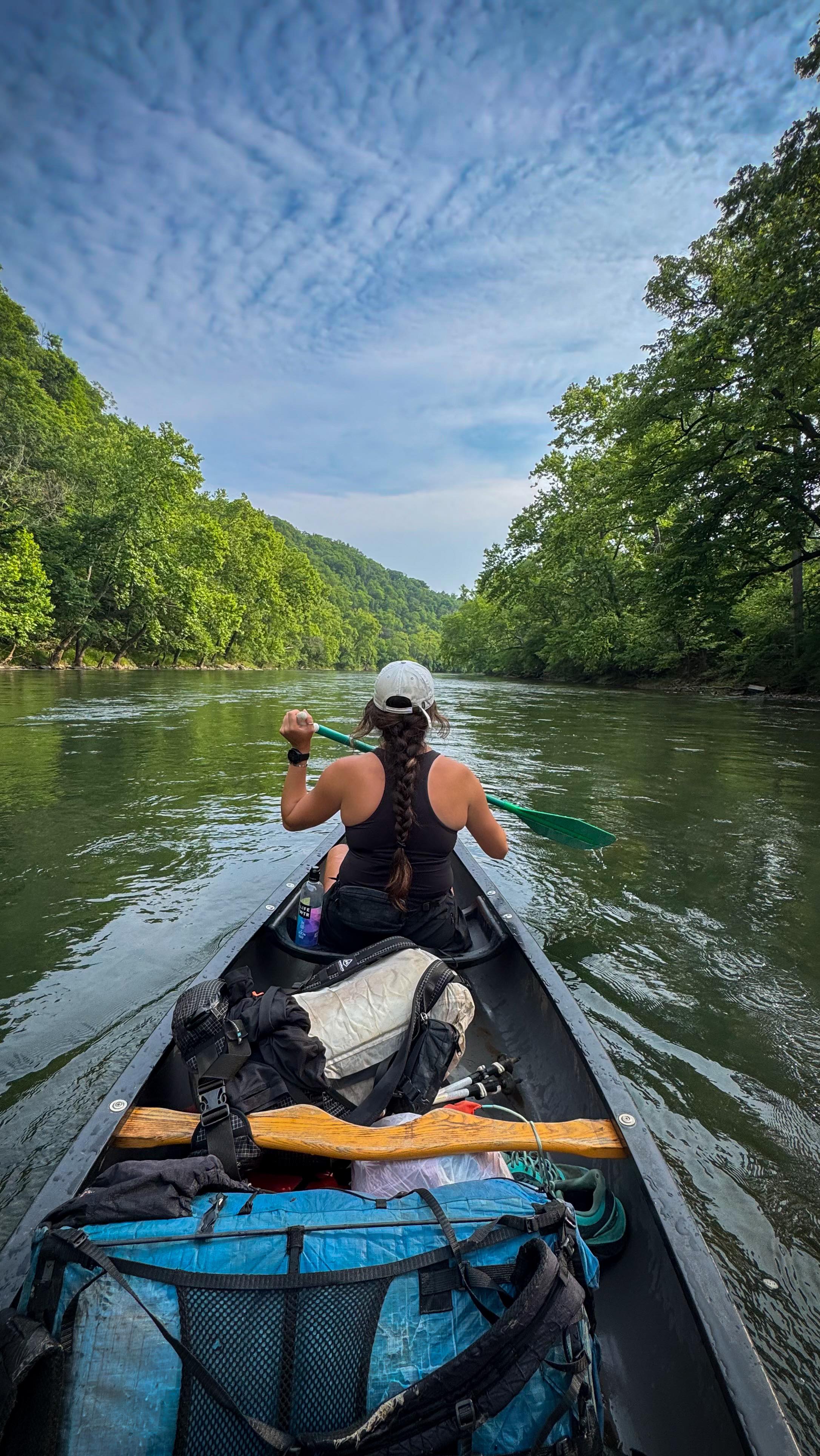 Instagram post by @_jamielambert_ for Jetboil. Caption reads: aqua blazing > hiking🛶 #at2025.