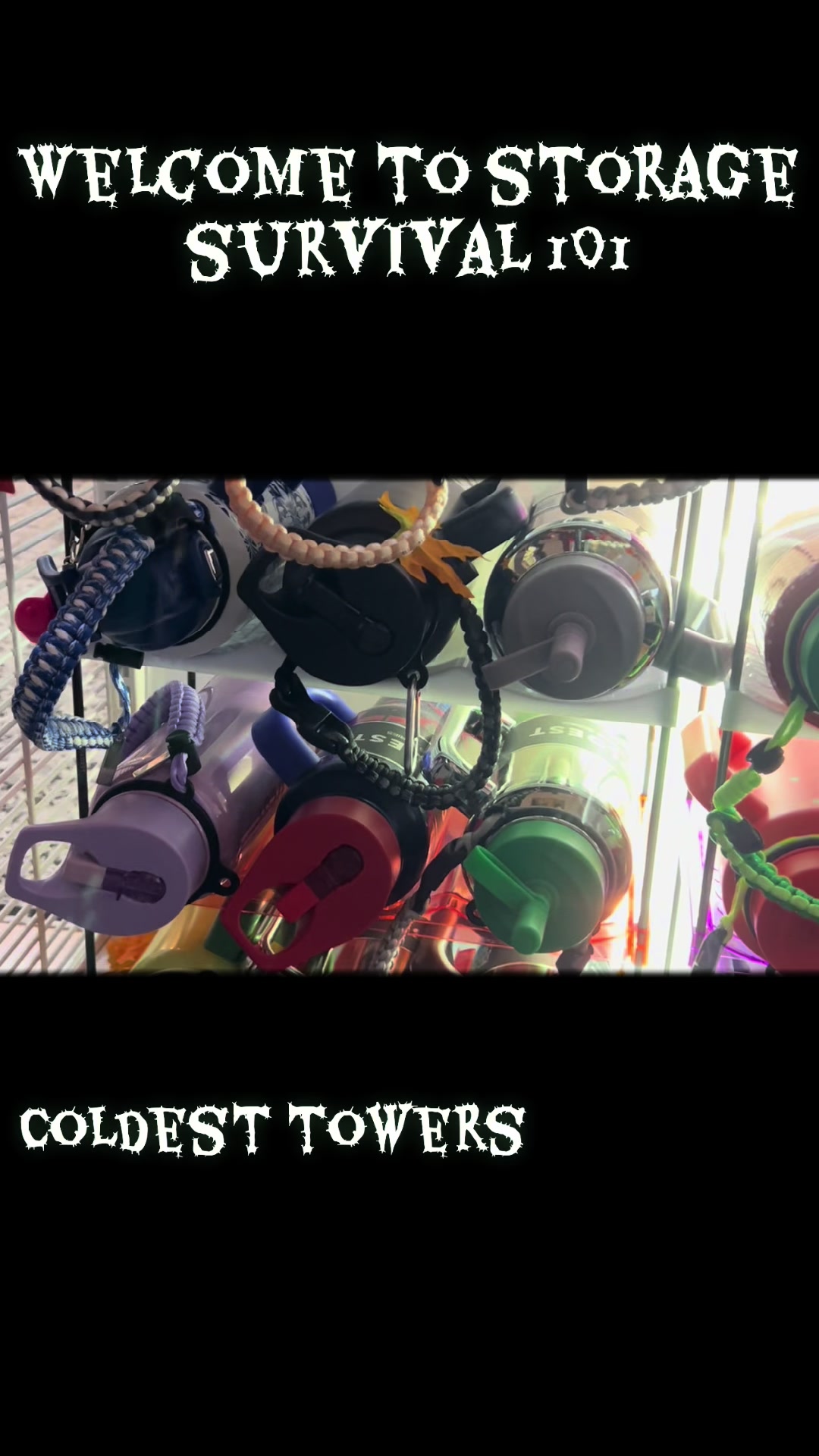 TikTok post by @melissa.carin71 for Coldest. Caption reads: Coldest towers give your water bottles [...].