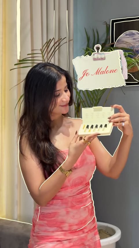 Instagram post by @thegaurisharma__ for Jo Malone London. Caption reads: Some scents don’t just smell good… they feel like....