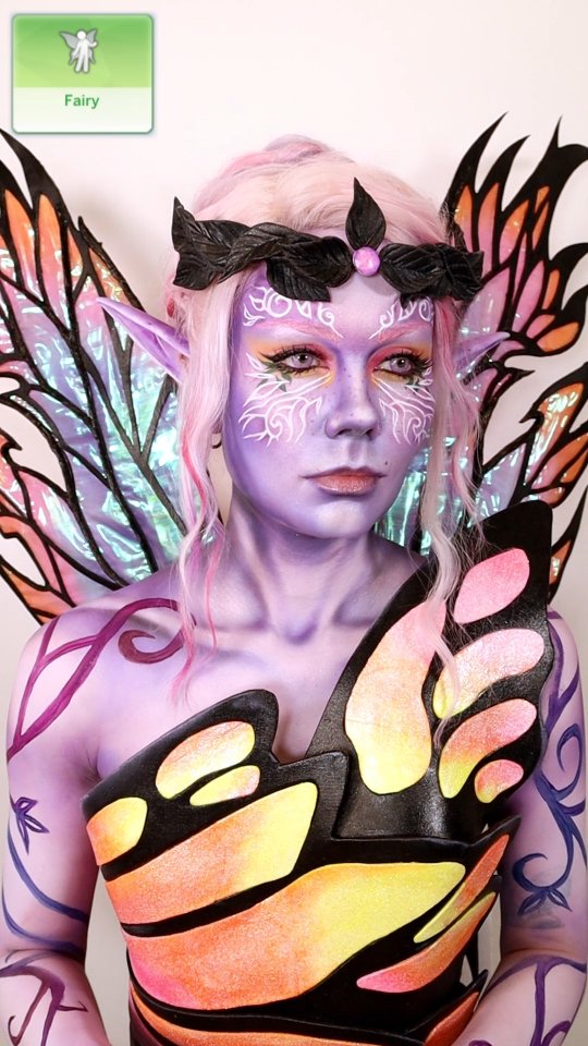 Instagram post by @ssipe_ for The Sims. Caption reads: #AD Did I just turn into my Sim??? 🧚‍♀️

Get lost....