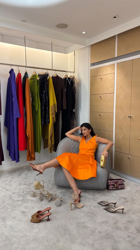 Instagram post by @olafarahat for Selfridges. Caption reads: [...] best day! Loved everything....