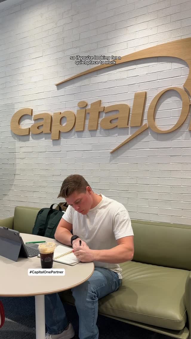 Instagram post by @carter.kale2 for Capital One. Caption reads: [...] my holiday shopping ideas from a....