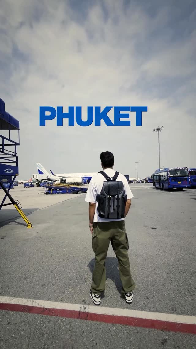Instagram post by @shivadityabarjatya for IndiGo. Caption reads: • Phuket vibes, Goa price tag, IndiGo’s new direct....