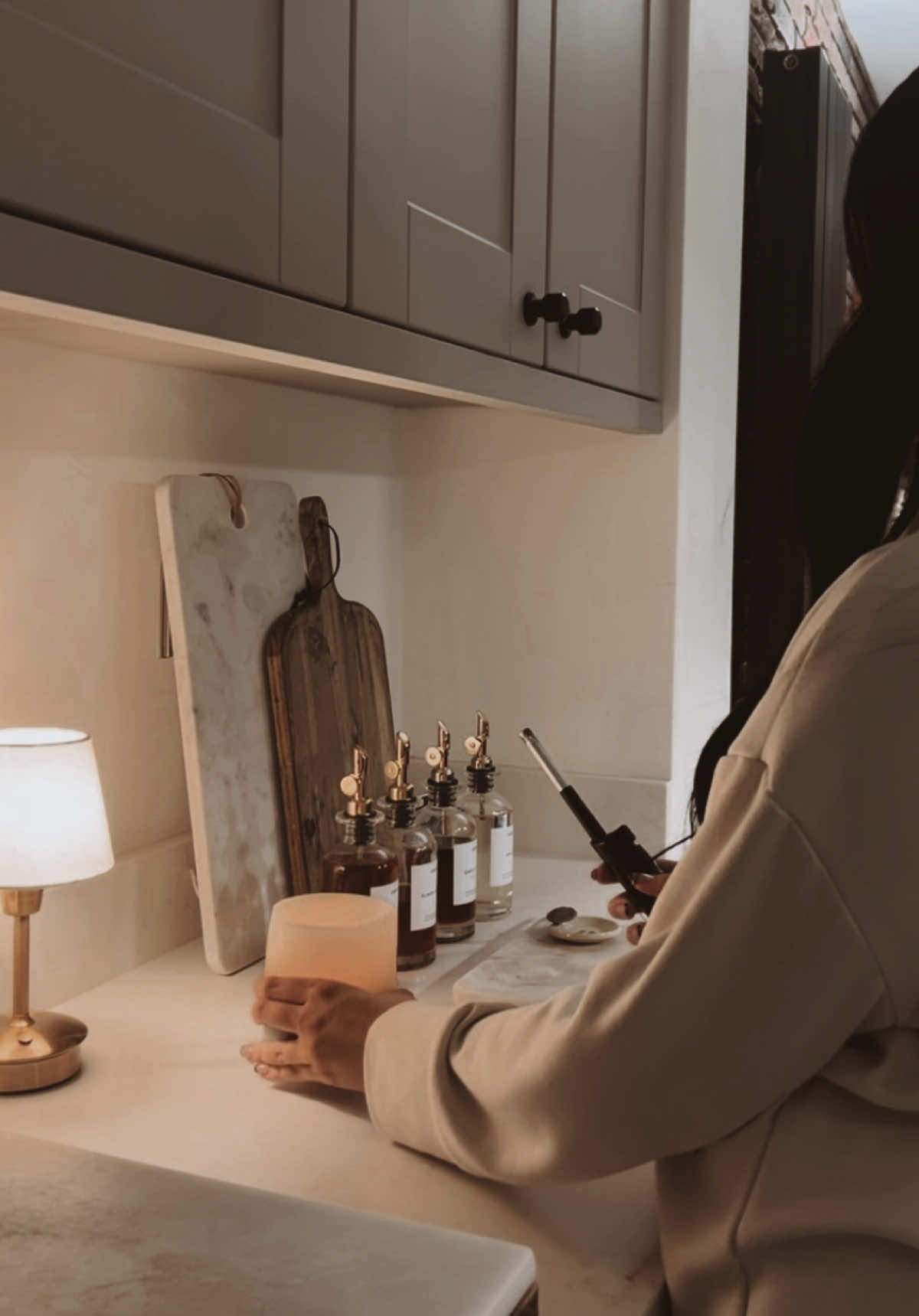 TikTok post by @aimeegardiner570 for Sunde Apparel. Caption reads: Pumpkin Pie & @sunde.lounge Pj’s to make....