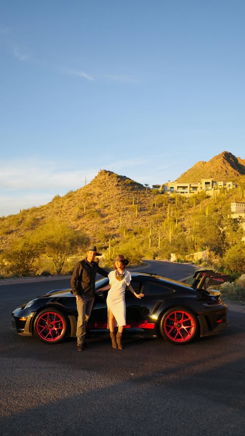 Instagram post by @tysonapostol for Porsche. Caption reads: Driving should be an experience. #porschepartner....