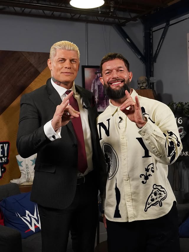 Instagram post by @americannightmarecody for WWE. Caption reads: The Demon. The Bullet Club. The moments that....