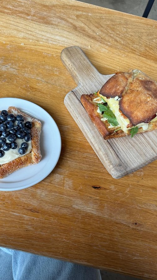 Instagram post by an influencer for HOKA. Caption reads: spring looks in my hokas 🫶🏼 #FlyHumanFly....