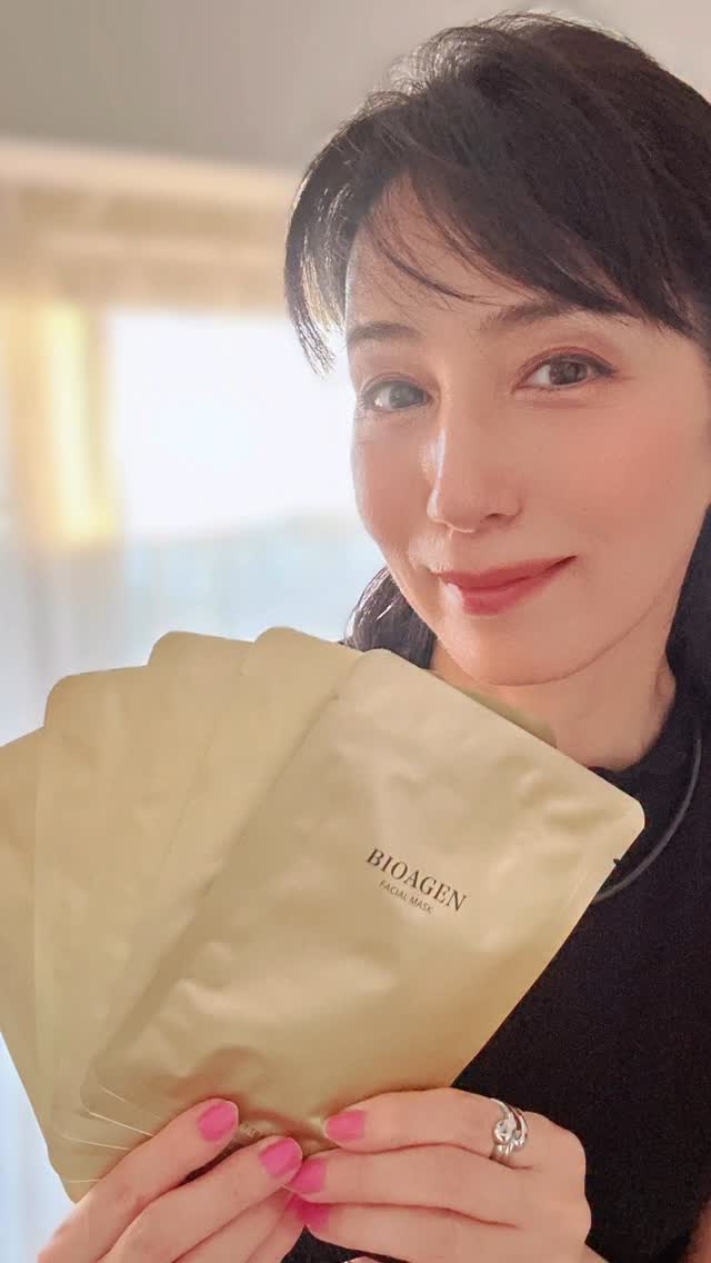 Instagram post by @misako_moritani for BIOAGEN. Caption reads: ・
私が公式アンバサダーをさせて頂いております✨️
新しい美への可能性を追求する💎✨️
日本発グロ....