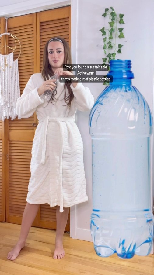 Instagram post by @the_dolce_rita for Girlfriend Collective. Caption reads: Very comfortable and high quality sustainable....