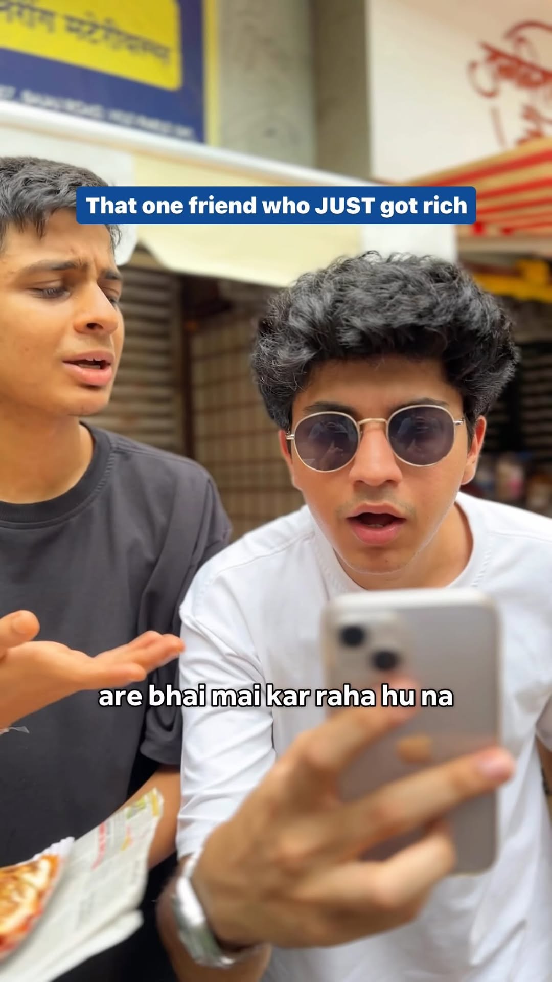 Instagram post by @kaizzzzlol for HDFC Bank. Caption reads: Stop throwing your money away! Get rewarded for....