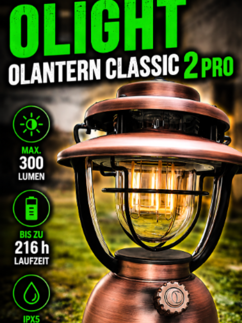 TikTok post by @lost4fun_adventures for Olight. Caption reads: [...] : LOSTFUN10 - Auf Alle Produkte ! Die Olight....