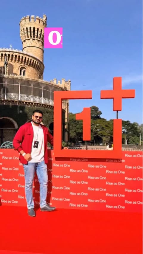 Instagram post by @arun__vn for OnePlus. Caption reads: I had the opportunity to be part of the OnePlus....