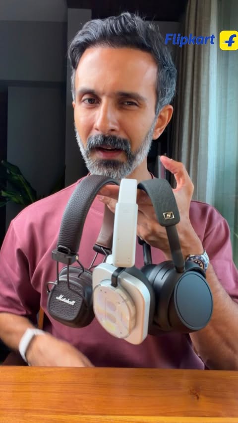 Instagram post by @varunduggi for Flipkart TechSpert. Caption reads: I genuinely think a great pair of over-ear....