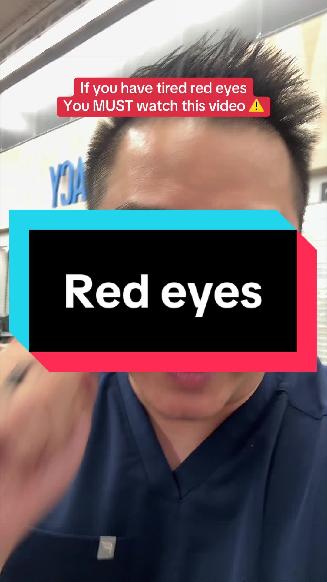 TikTok post by @rphreviews for Lumify. Caption reads: [...] Visine that doesn’t work l. Instead get....