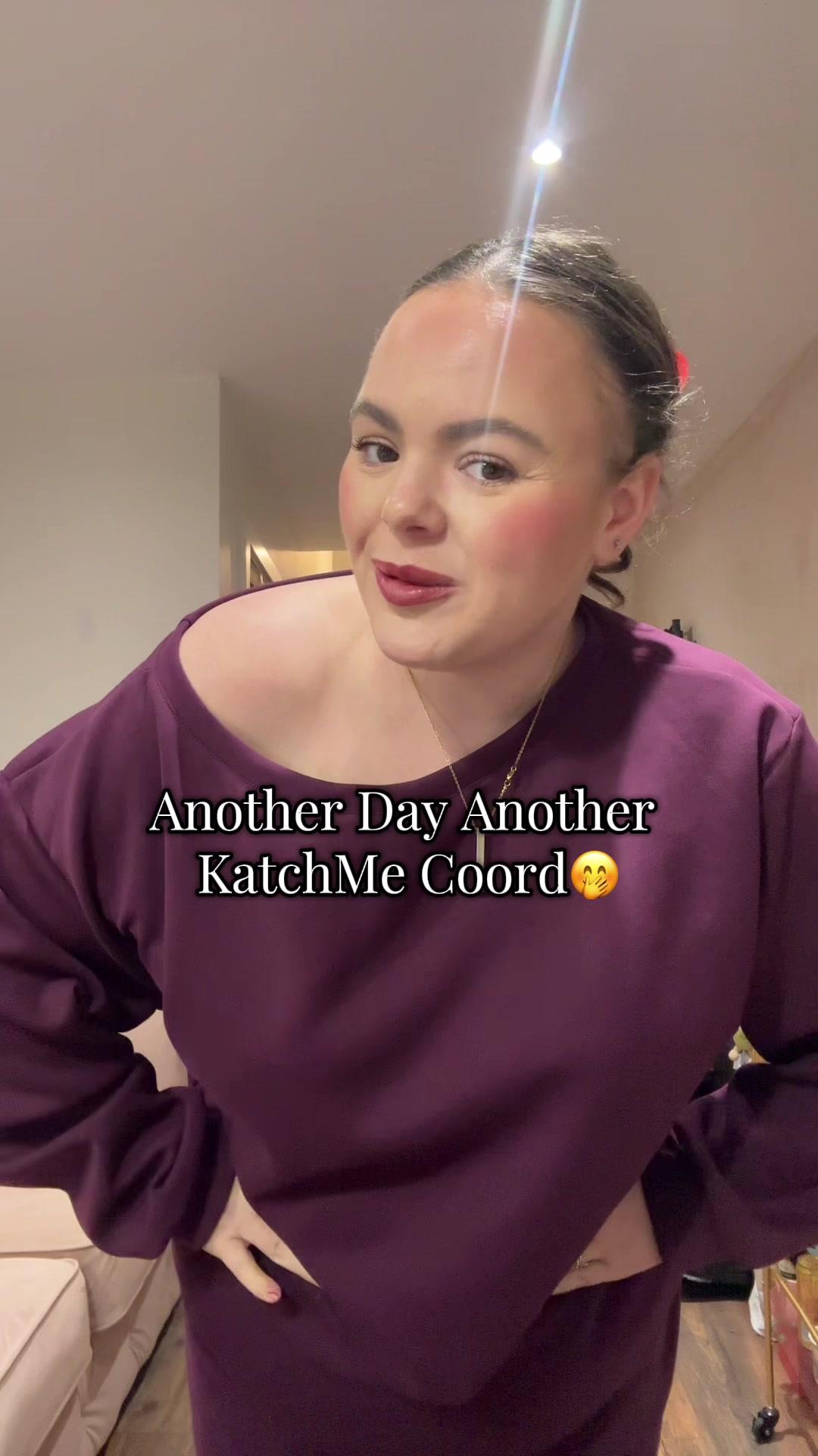 TikTok post by @meggoldberger for KATCH ME. Caption reads: [...] outfits and coords like these from @Katch Me....