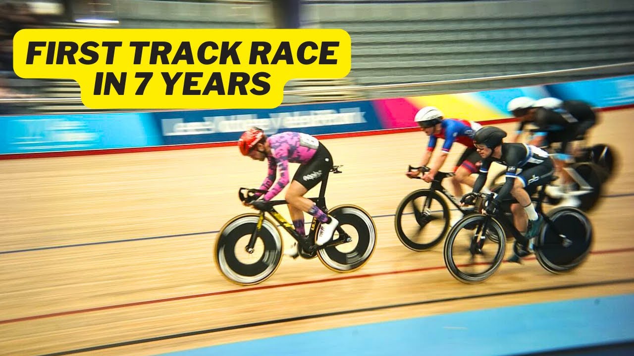 YouTube post by @AlexDowsettOfficial for Veloforte. Caption reads: Back on Track - But Things Have Changed....