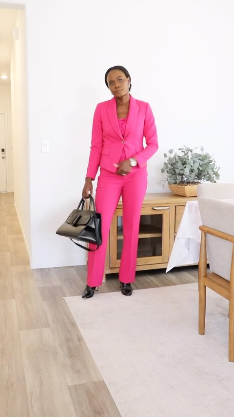 Instagram post by @oglam_style for White House Black Market. Caption reads: Putting these pieces together from @whbm was....