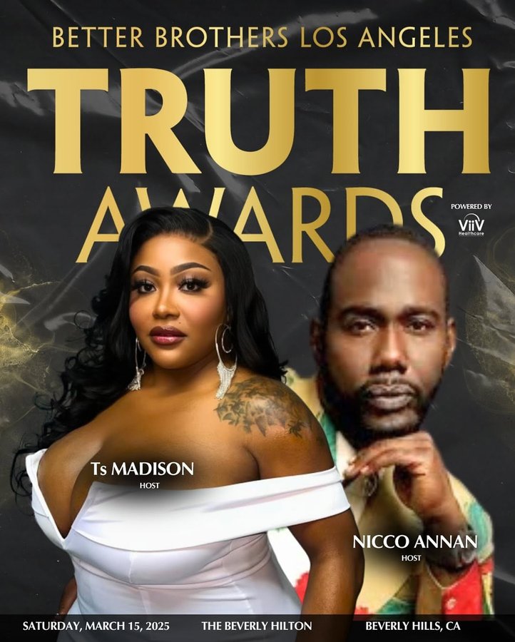 Instagram post by @tsmadison for ViiV Healthcare. Caption reads: [...] #TruthInMedia Powered by @viivhealthcare.