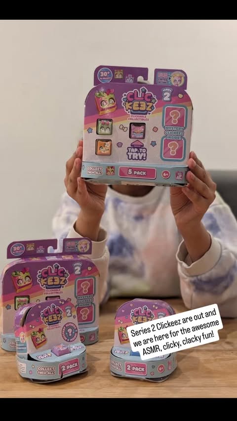 Instagram post by @toy_adventurers for Wire PR. Caption reads: Adl @vividtoys_ Clickeez Clickable Collectable....