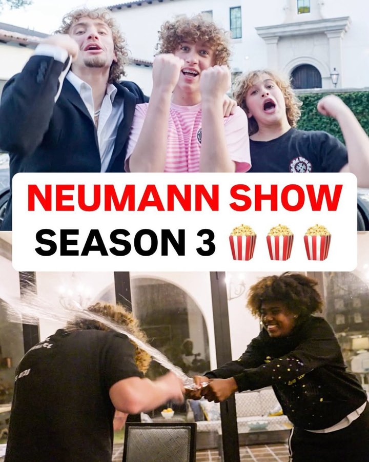 Instagram post by @nelsonneumann2028 for adidas Basketball. Caption reads: This might be my fav season yet 🤞 First episode....