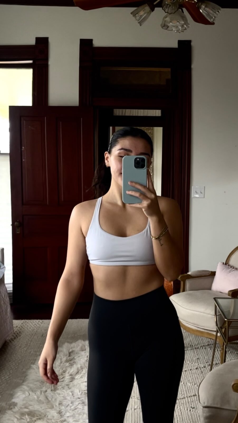 Instagram post by @ellielerma for Flat Tummy Co. Caption reads: A gut-healthy morning with @flattummyco....
