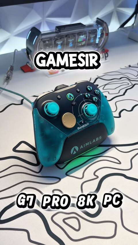 Instagram post by @gregzy.setup for GameSir. Caption reads: [...] and a huge thank you to @mygamesir for....