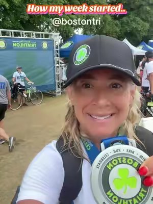 TikTok post by @pktina for Running Girl. Caption reads: [...] Galway Bay Marathon! Still loving my....
