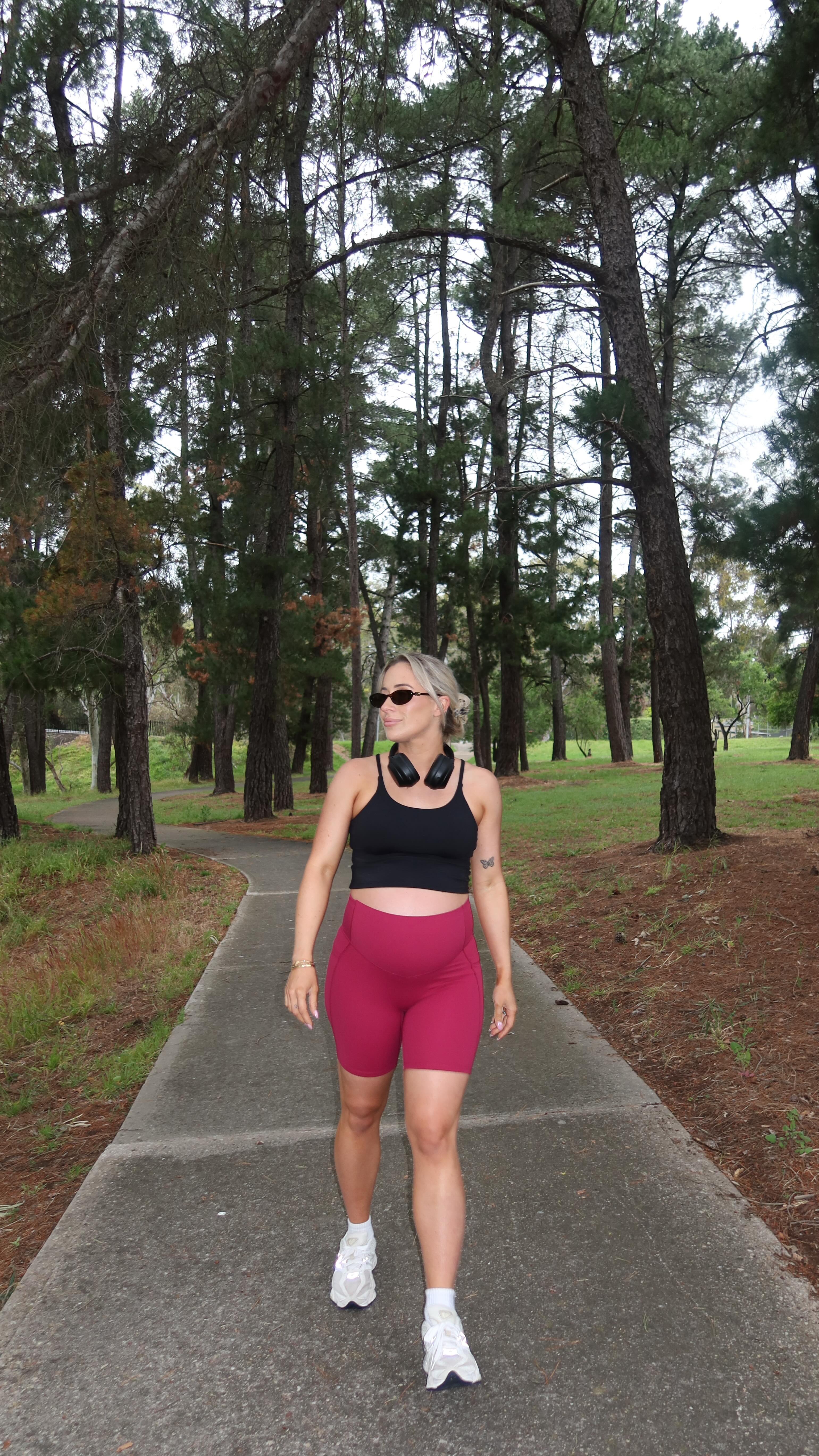 Instagram post by @littlemissbrightt for Halara. Caption reads: Why has it taken me this long to shop at....