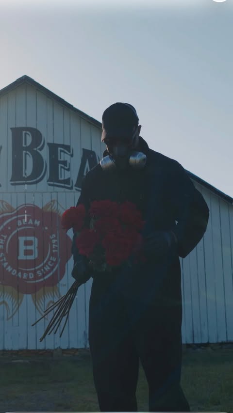 Instagram post by @mrflowerfantastic for Jim Beam. Caption reads: United in Spirit w/ @jimbeamofficial to Celebrate....