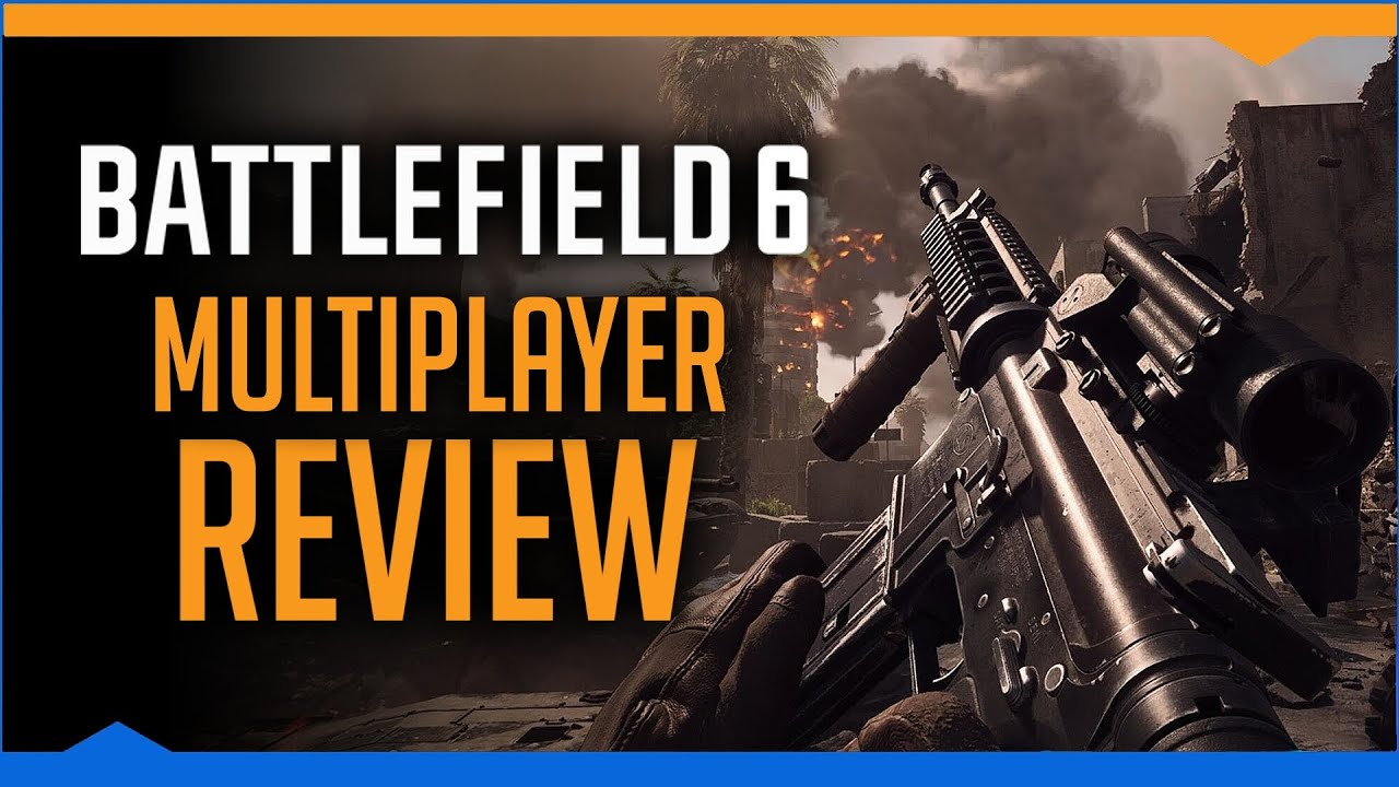 YouTube post by @SkillUp for NVIDIA. Caption reads: I strongly recommend: Battlefield 6 (Review).