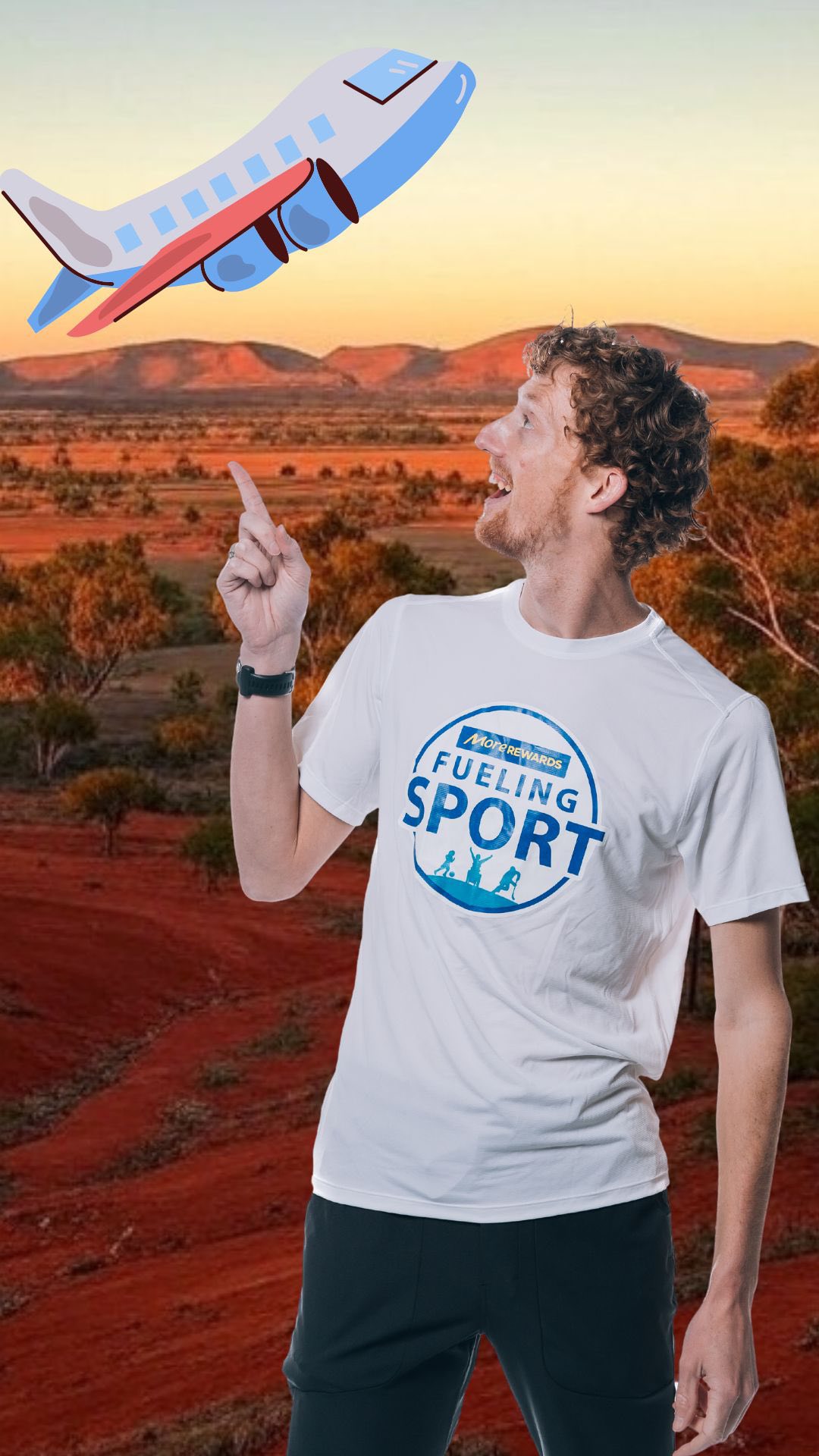 Instagram post by @evandunfee for More Rewards. Caption reads: [...] teamed up with Expedia to bring you More....