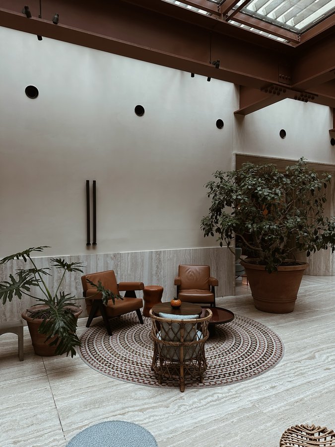 Instagram post by @chiapiscedda for Six Senses. Caption reads: @sixsensesrome, a luxury home in the heart of the....