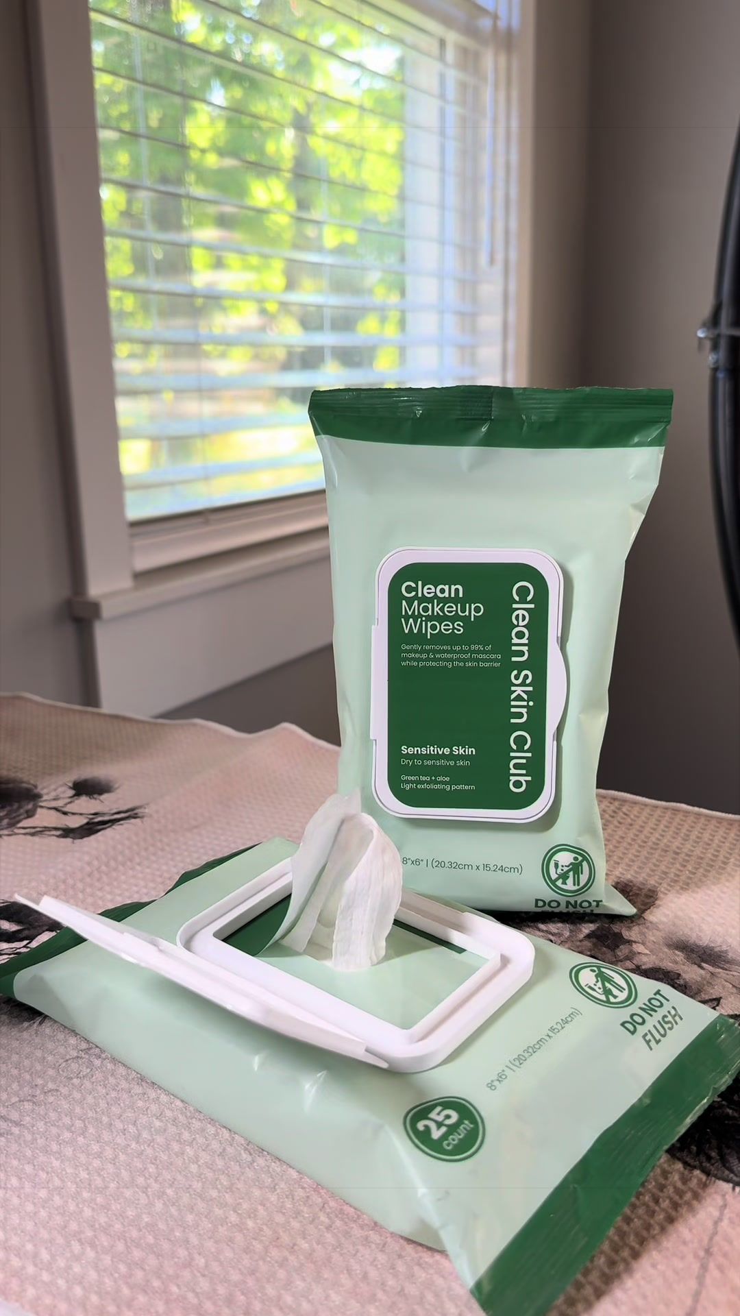 TikTok post by @stac_mil for Clean Skin Club. Caption reads: ✨ New release from Clean Skin Club! @Clean Skin....