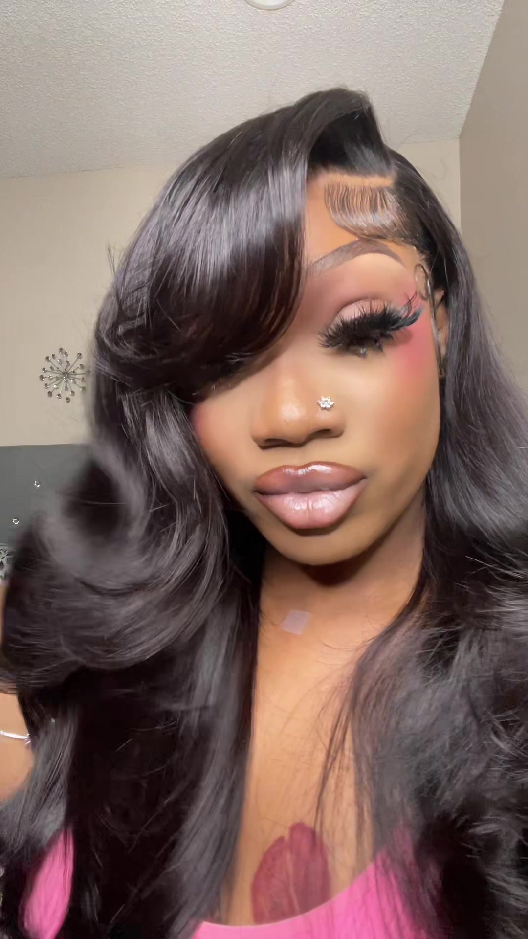 TikTok post by @nyaadollss for Cynosure Hair. Caption reads: Should I make more videos like this? @Cynosure....