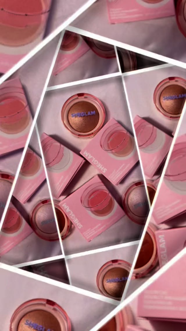 Instagram post by @tindara_giu for SHEGLAM. Caption reads: Ecco i nuovi Glowchi Bouncy Highlighter di....