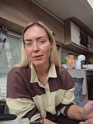 TikTok post by @louwilliamson19 for Icy Bear Dental. Caption reads: Quick and easy makeup in the caravan using all my....