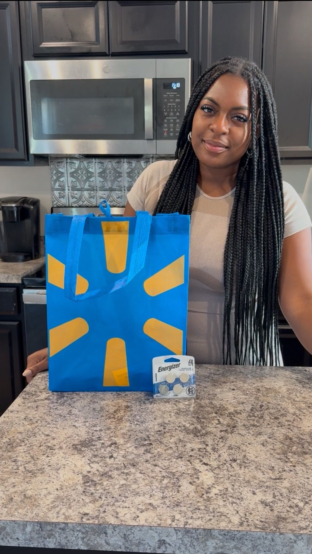 Instagram post by @thomasfamily_101 for SheSpeaks. Caption reads: #EnergizerAd Life with two little ones is nonstop....