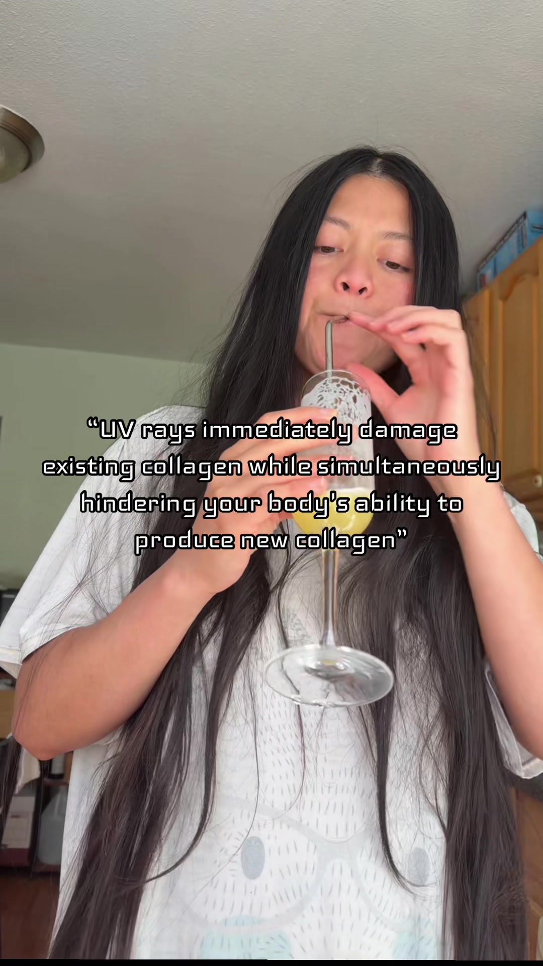 TikTok post by @sustain69ability for Great Lakes Wellness. Caption reads: [...] that weakened our collagen, @Great Lakes....