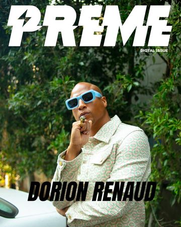 Instagram post by @preme.magazine for Buttah Skin. Caption reads: Our First Digtal Cover with CEO of @buttahskin.....