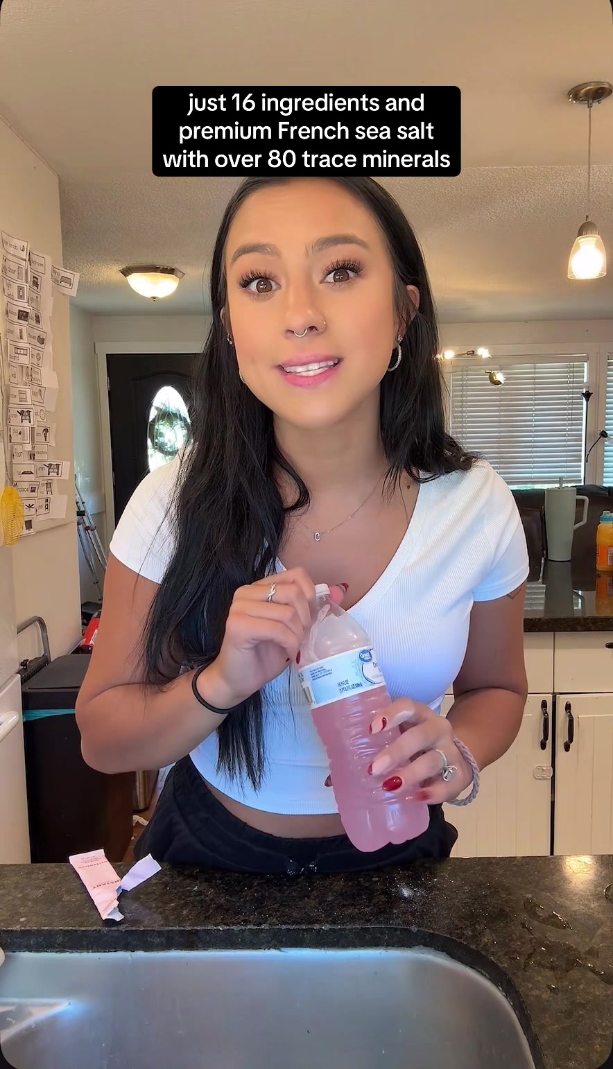 TikTok post by @brittneynolte for Instant Hydration. Caption reads: @Instant Hydration has been a game changer! [...].