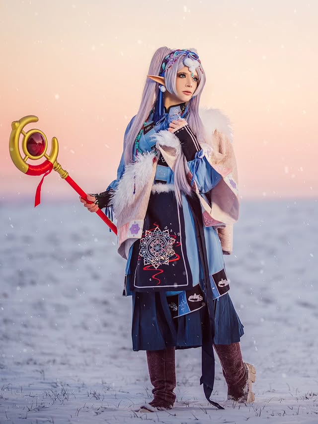 Instagram post by @monochrome.marionette for dokidokicosplay. Caption reads: 𝗧𝗵𝗲 𝗼𝗻𝗹𝘆 𝗶𝗺𝗽𝗼𝘀𝘀𝗶𝗯𝗹𝗲....