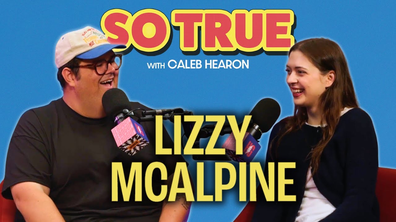 YouTube post by @sooootruepod for Squarespace. Caption reads: Lizzy McAlpine is The Pope.