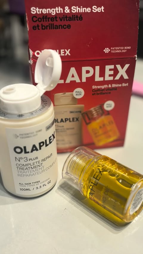 Instagram post by @gray.glam for Beautytap. Caption reads: [...] purposes. Thanks to @olaplex and....
