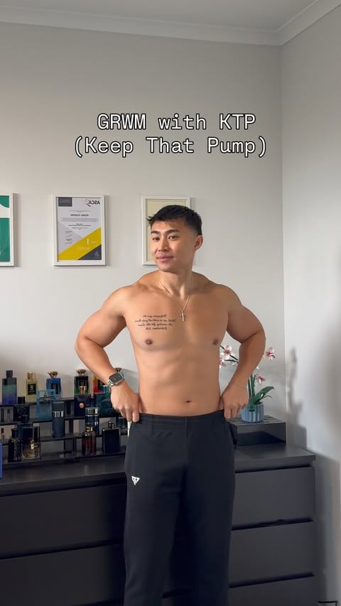 Instagram post by @romel.cuadra for Keep That Pump. Caption reads: GRWM with @keepthatpump.men 👀💪⁣⁣⁣⁣ ⁣⁣⁣⁣ Recently....