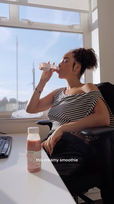 Instagram post by @laurenxsimpson for Innocent Drinks. Caption reads: AD currently making it a habit to romanticise my....