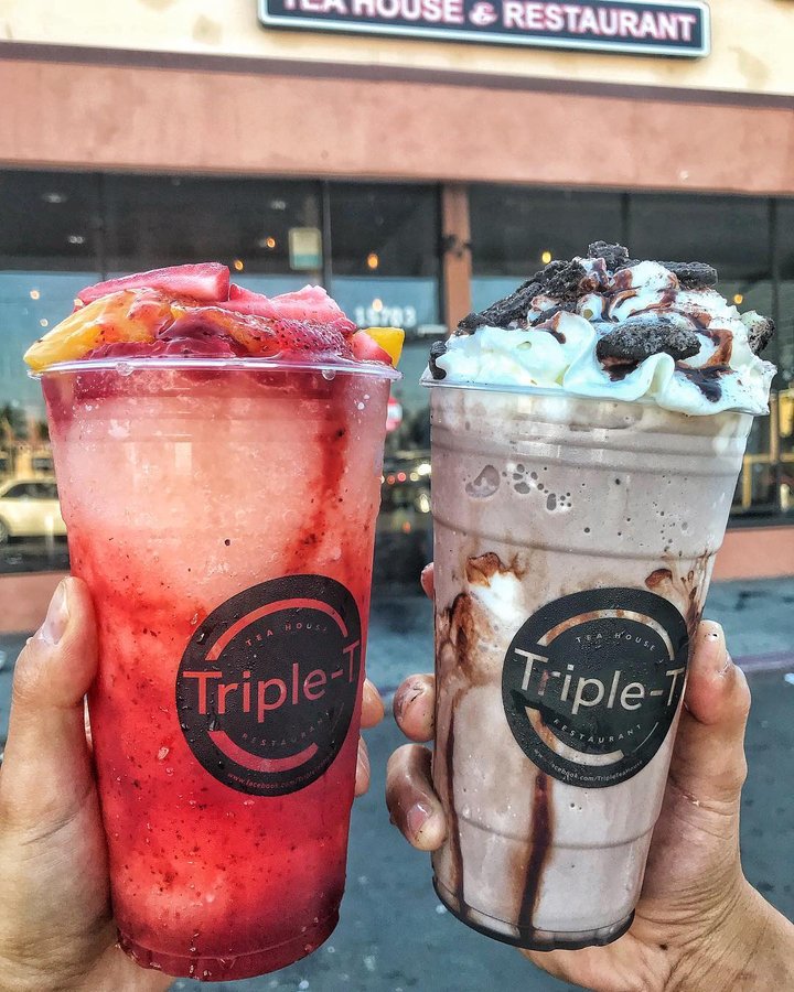 Instagram post by @letseatwithalvin for Eater LA. Caption reads: Strawberries or Oreos? Come get yourself some....