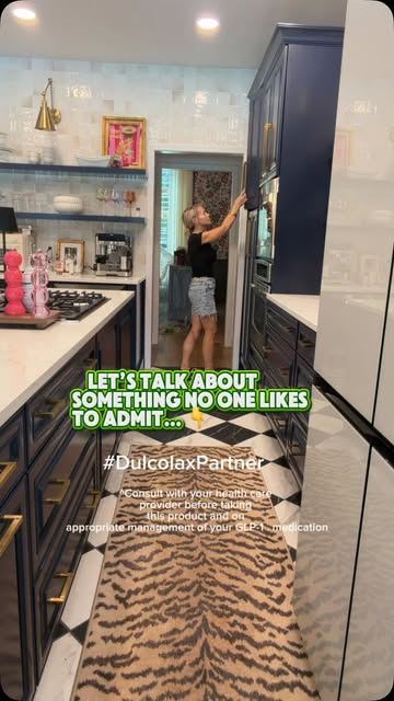 Instagram post by @fluscheeitaway for Dulcolax. Caption reads: #DulcolaxPartner If you’re on a GLP-1^, you’ve....