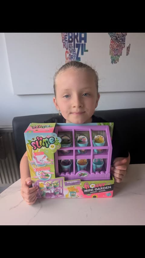 Instagram post by @xxgem_chloe_and_ruby_adventure for Canal Toys. Caption reads: [...] Flower Garden #ad. thank you so much....