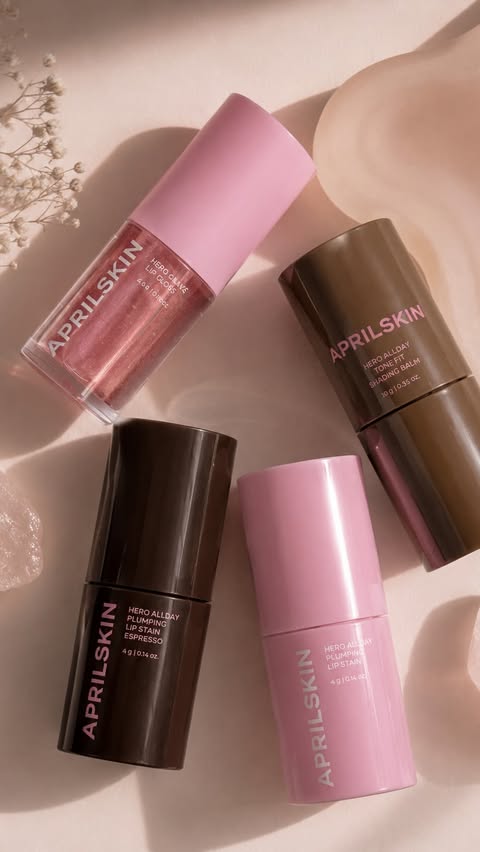 Instagram post by @glow_tok for Aprilskin. Caption reads: [...] this for your next lip care haul! 🛒....