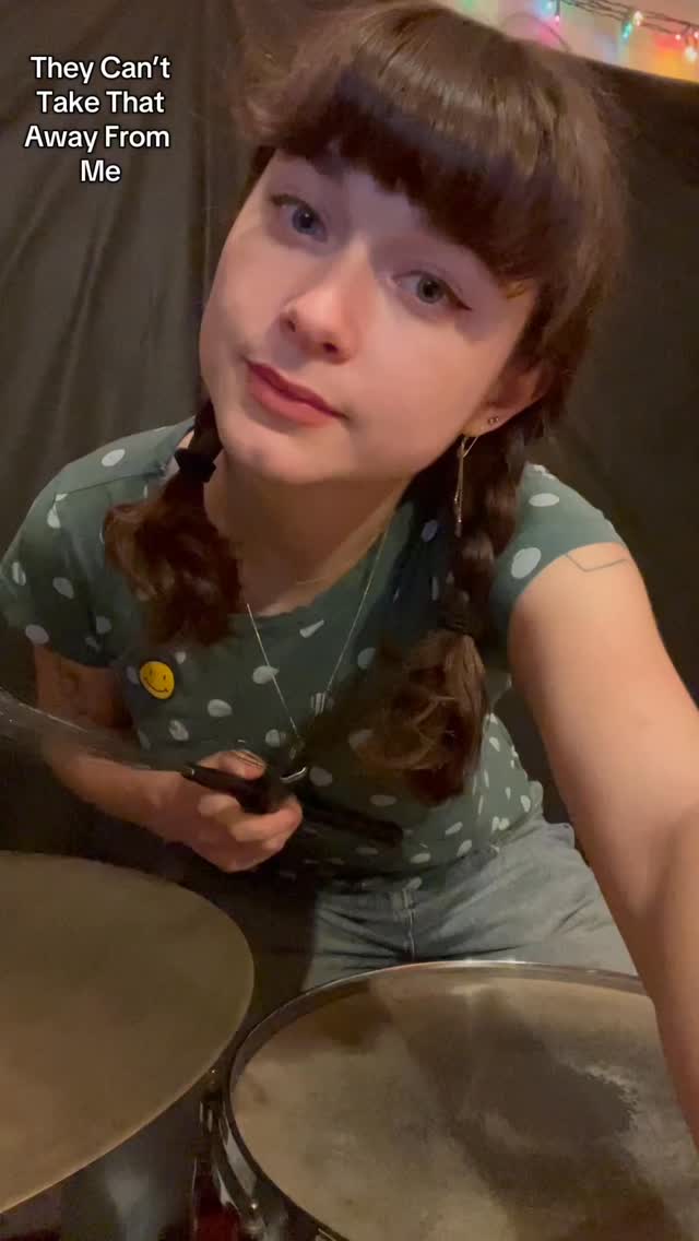 Instagram post by @rubylaks for Vic Firth. Caption reads: Thank you to whoever suggested this song!....